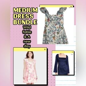 NWT Bundle of three dresses 🤍